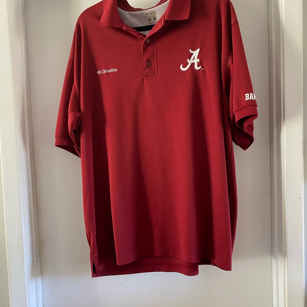 Alabama Crimson Tide Men’s PFG Red Polo Shirt